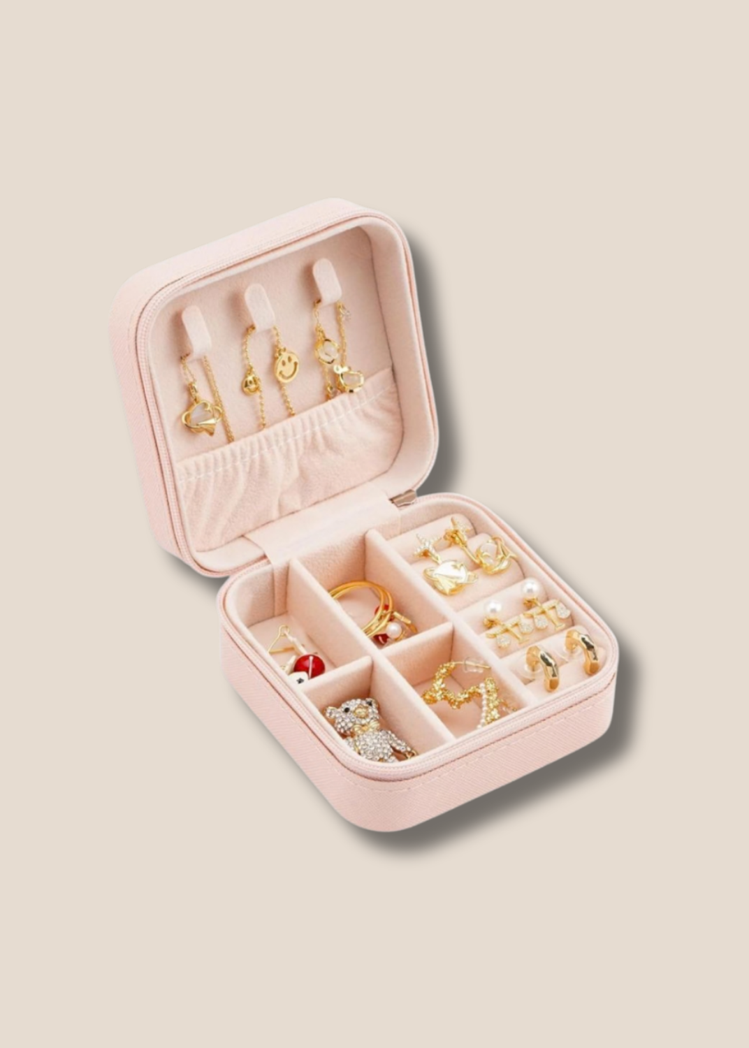 ATG Imported Mini Jewellery Organizer | Pink