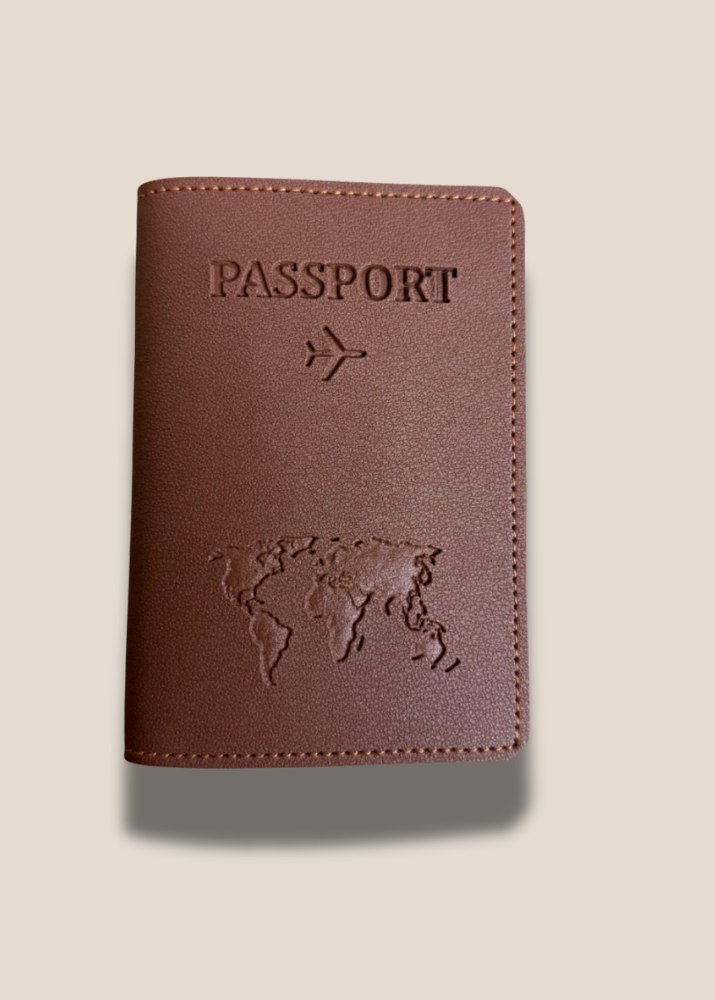ATG Passport Cover| Premium Pu leather | Tan | Pack of 1