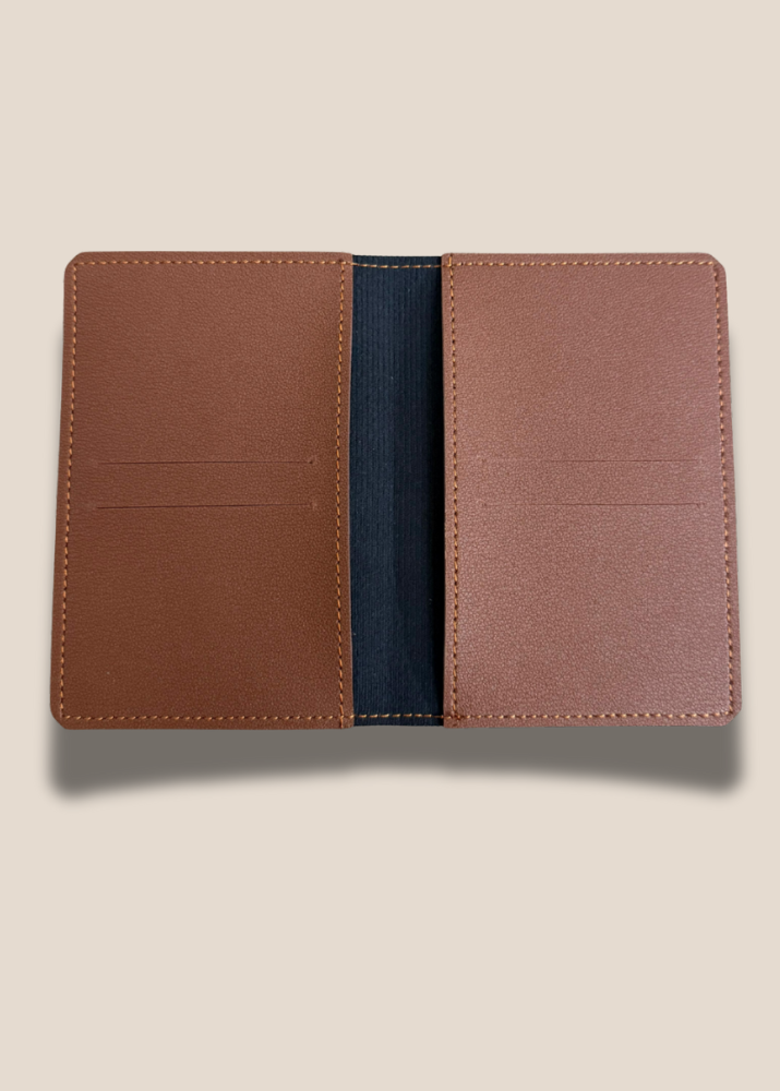 ATG Passport Cover| Premium Pu leather | Tan | Pack of 1